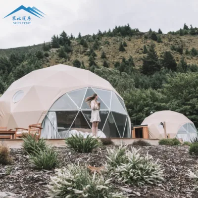 Tenda igloo geodetica con tenda a cupola grande rotonda a bolle in vendita