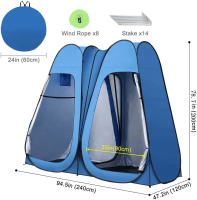 Tenda pop-up, ottimo accessorio per camper, tenda da doccia esterna portatile come il bagno di casa o una tenda per la privacy per vestirsi